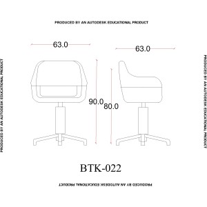 Фризьорски столове - BTK-022
