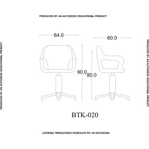 Фризьорски столове - BTK-020