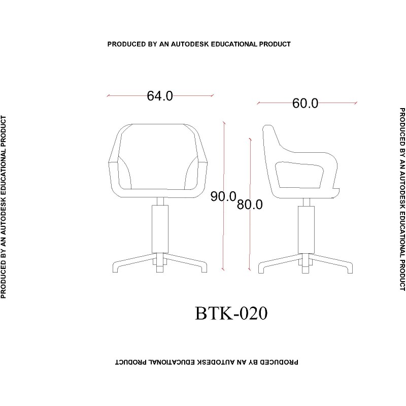 Фризьорски столове - BTK-020