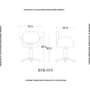 Фризьорски столове - BTK-019