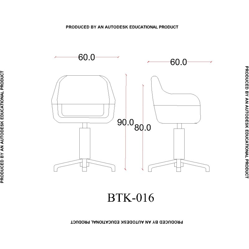Фризьорски столове - BTK-016