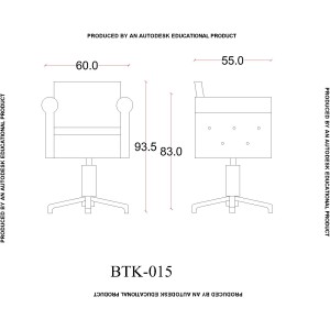 Фризьорски столове - BTK-015