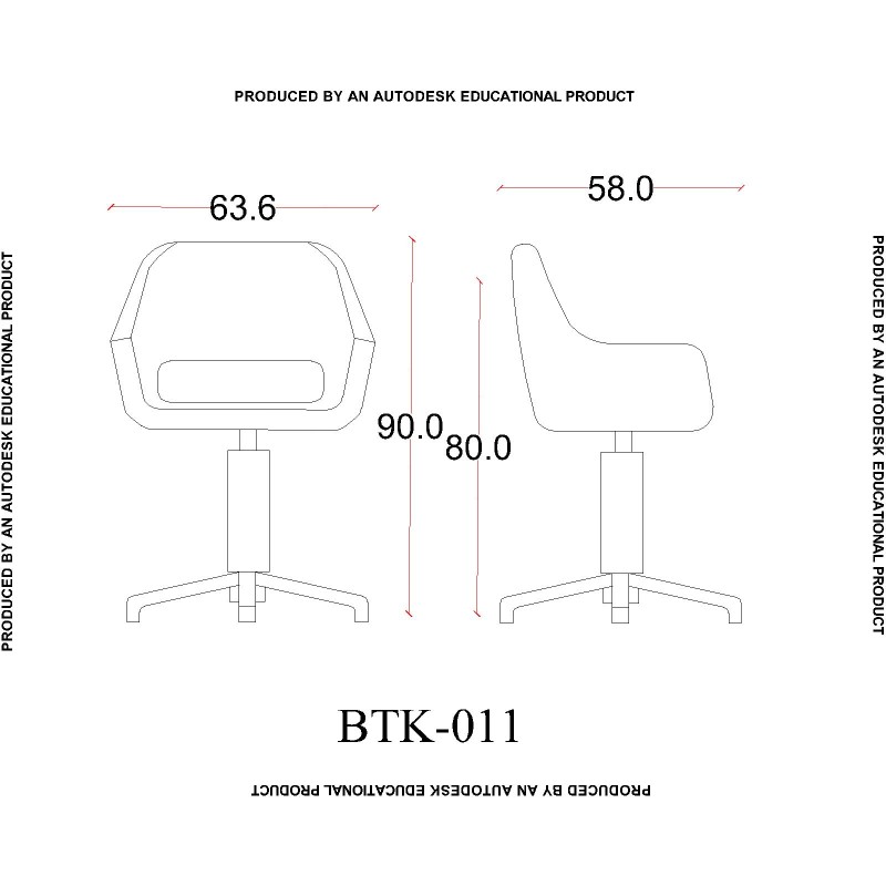 Фризьорски столове - BTK-011