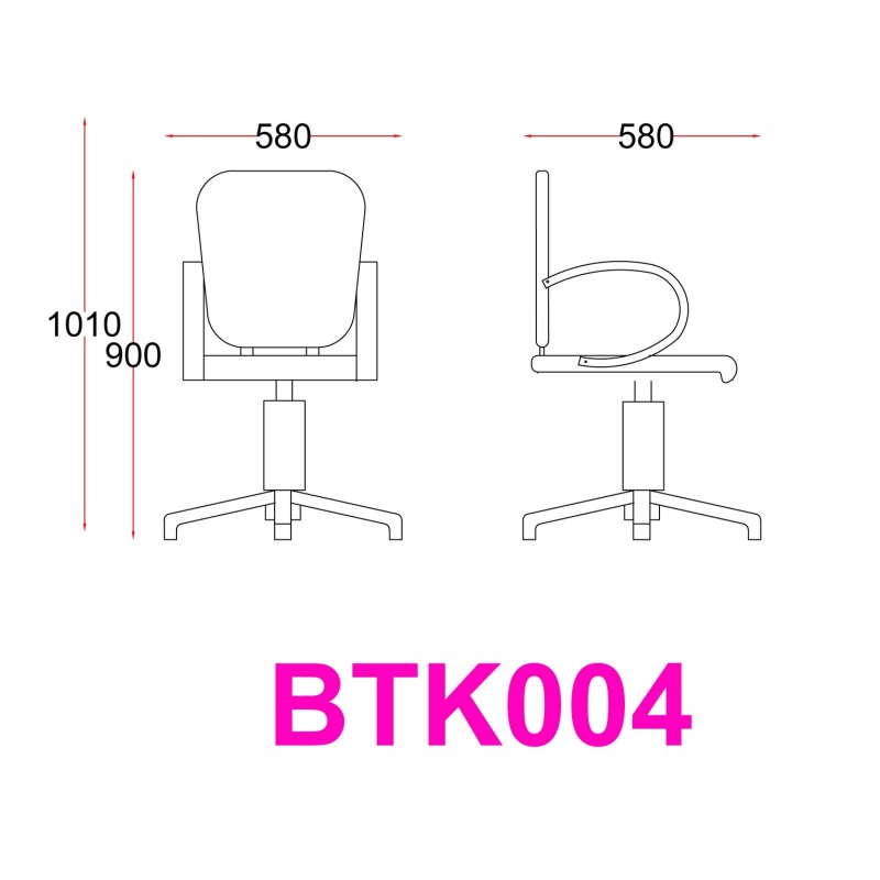 Фризьорски столове - BTK 004
