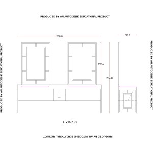 Двойно бръснарско работно място - CVR-233