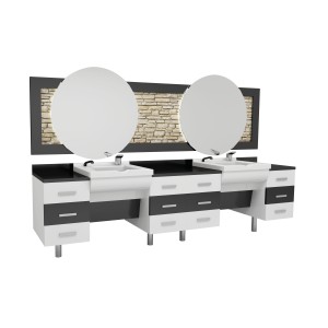 Двойно бръснарско работно място - CVR-221