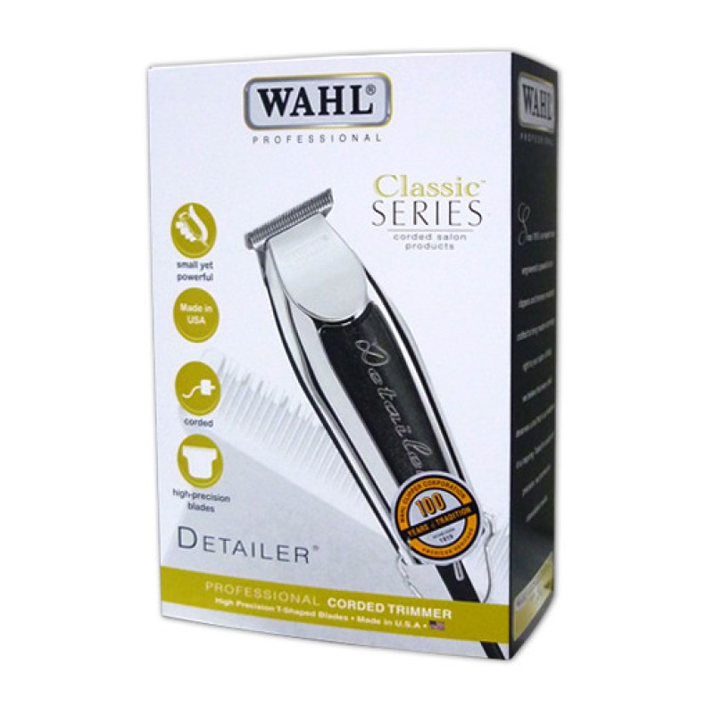 Контурна машинка за подстригване Wahl Detailer Classic Series, 100 Year Anniversary, нож 32 мм, кабел