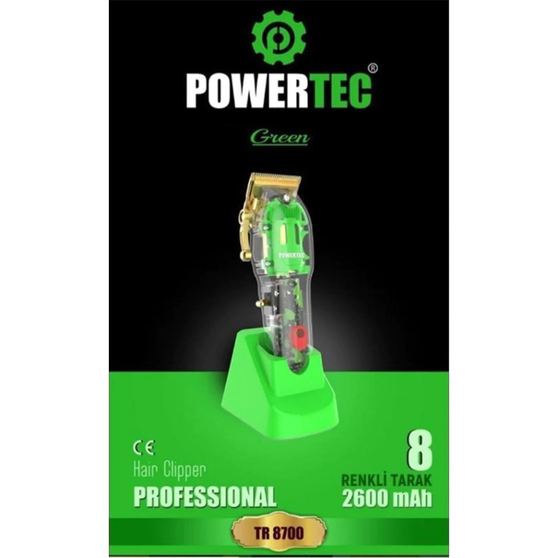 Машинка за подстригване със стойка Powertec 8700
