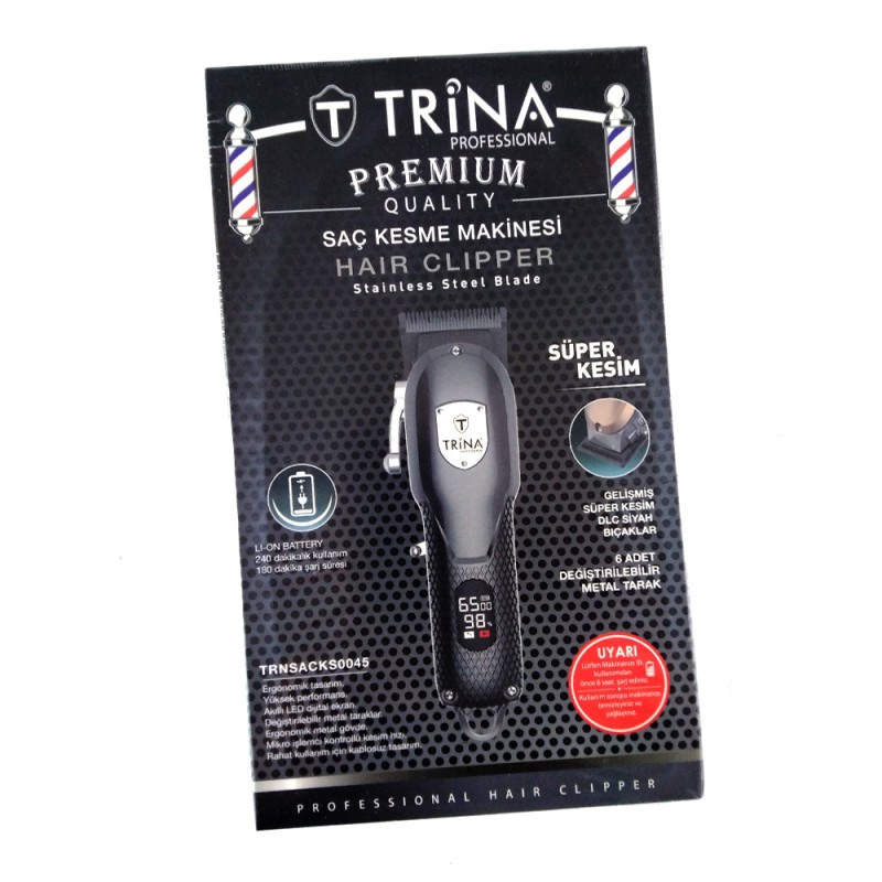 Машинка за подстригване дигитална Trina CKS0045