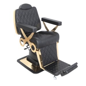 Бръснарски столове - GL 123 Forfex GOLD/ Silver