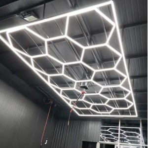LED Шестоъгълно Осветление Тип Пчелна Пита