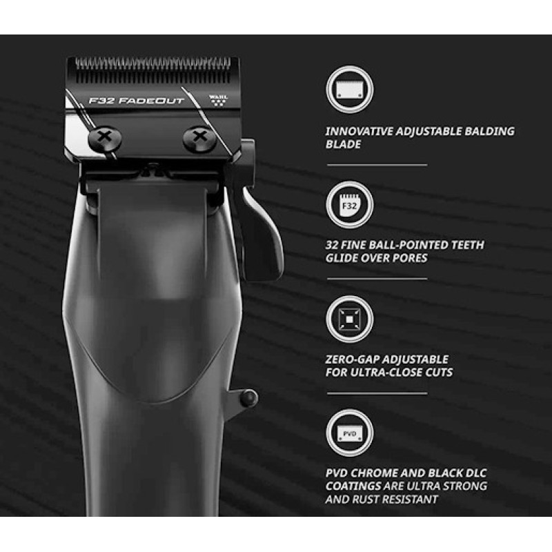 Машинка за подстригване Wahl Vapor, кабел и акумулатор