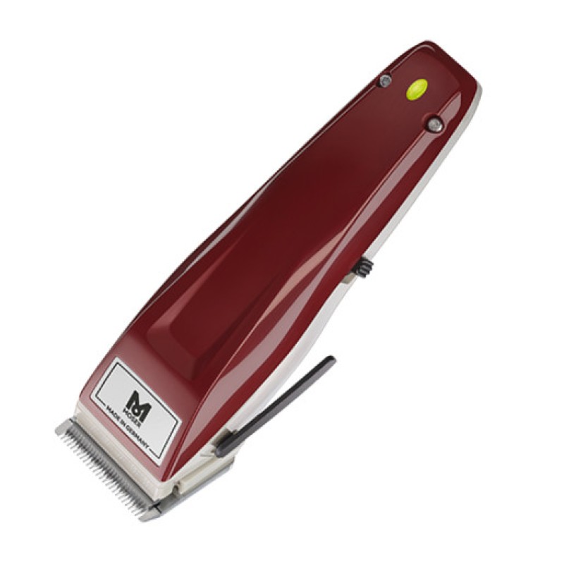 Машинка за подстригване Moser 1400 Cordless Burgundy, кабел и акумулатор