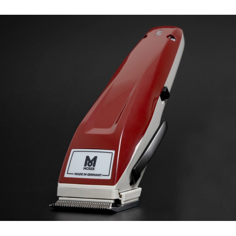 Машинка за подстригване Moser 1400 Cordless Burgundy, кабел и акумулатор