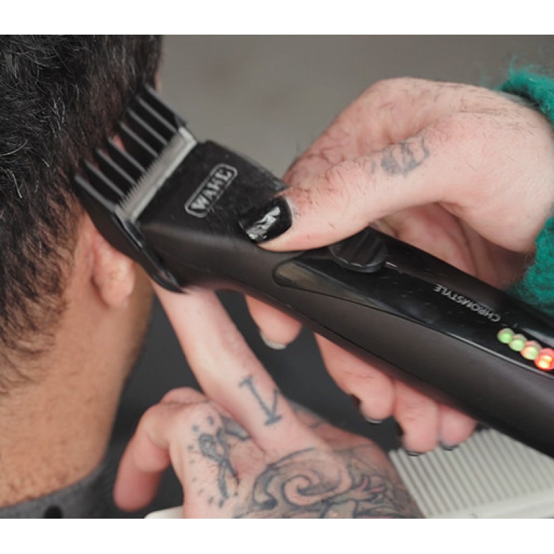 Машинка за подстригване Wahl ChromStyle Pro, кабел и акумулатор